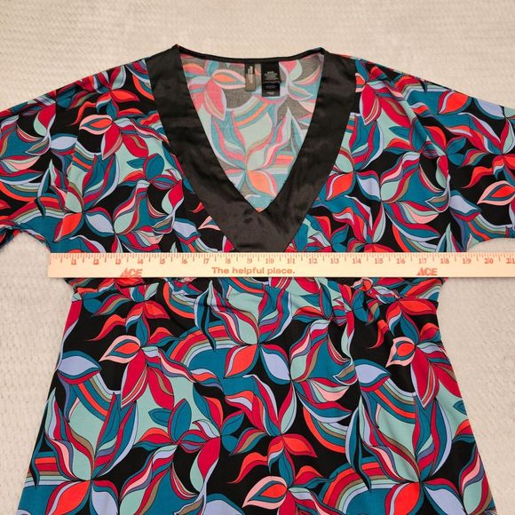 Women's Bisou Bisou Short Dress/ Long Shirt Size Small Beautiful design Silky - Picture 5 of 7